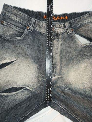 Jeans vintage Y2K XO uomo taglia 36 x 34 blu anni 90 - Foto 8 di 17