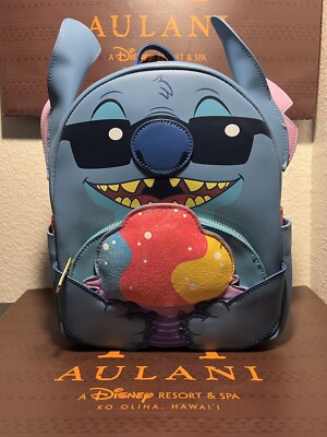 New* Disney Aulani Exclusive Stitch Loungefly Shave Ice Scented