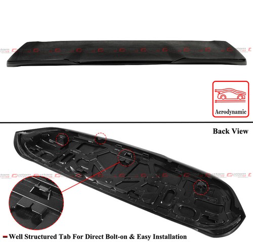 FOR 19-25 BMW G05 X5 F95 X5M MP STYLE GLOSS BLACK EXTENDED ROOF SPOILER WING LID - Picture 3 of 6