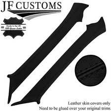 SCHWARZ NAHT 2X WINDSCHUTZSCHEIBE S?ULE DECKEL F?R NISSAN 300ZX Z32 90-96 DSG2