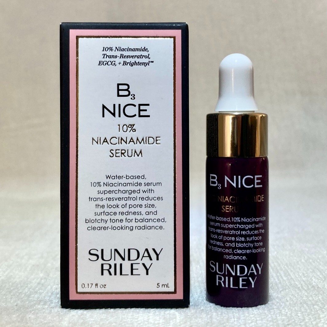 Sunday Riley B3 Nice 10% Niacinamide Serum MINI .17oz, 5ml New in