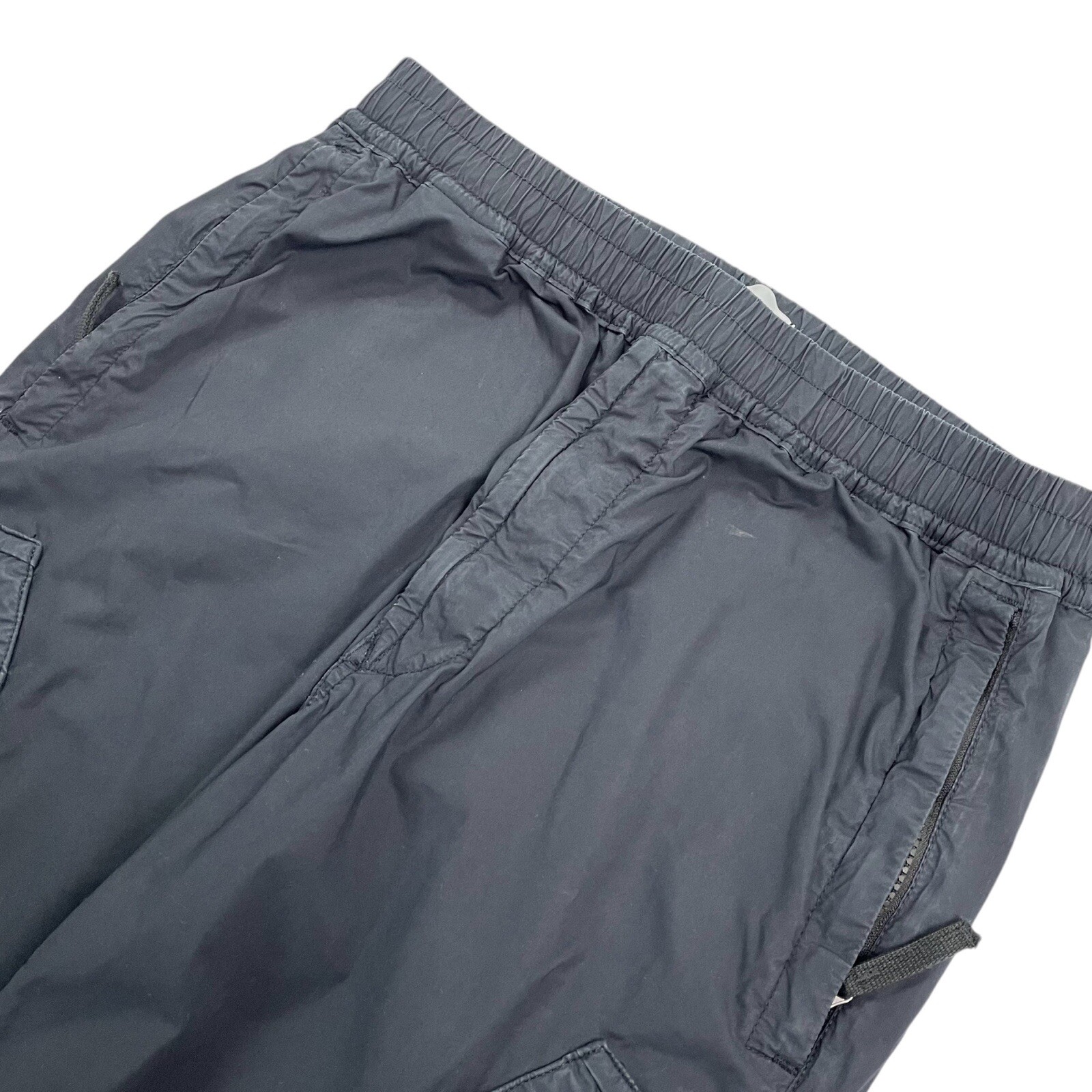 Stone Island Cargo Trousers Stretch Bottoms Pants Navy Blue Cuffed Combat W32” thumbnail 5