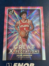 Jalen Johnson 2021-22 Donruss Basketball Great X-Pectations Rookie Pink Lazer 18
