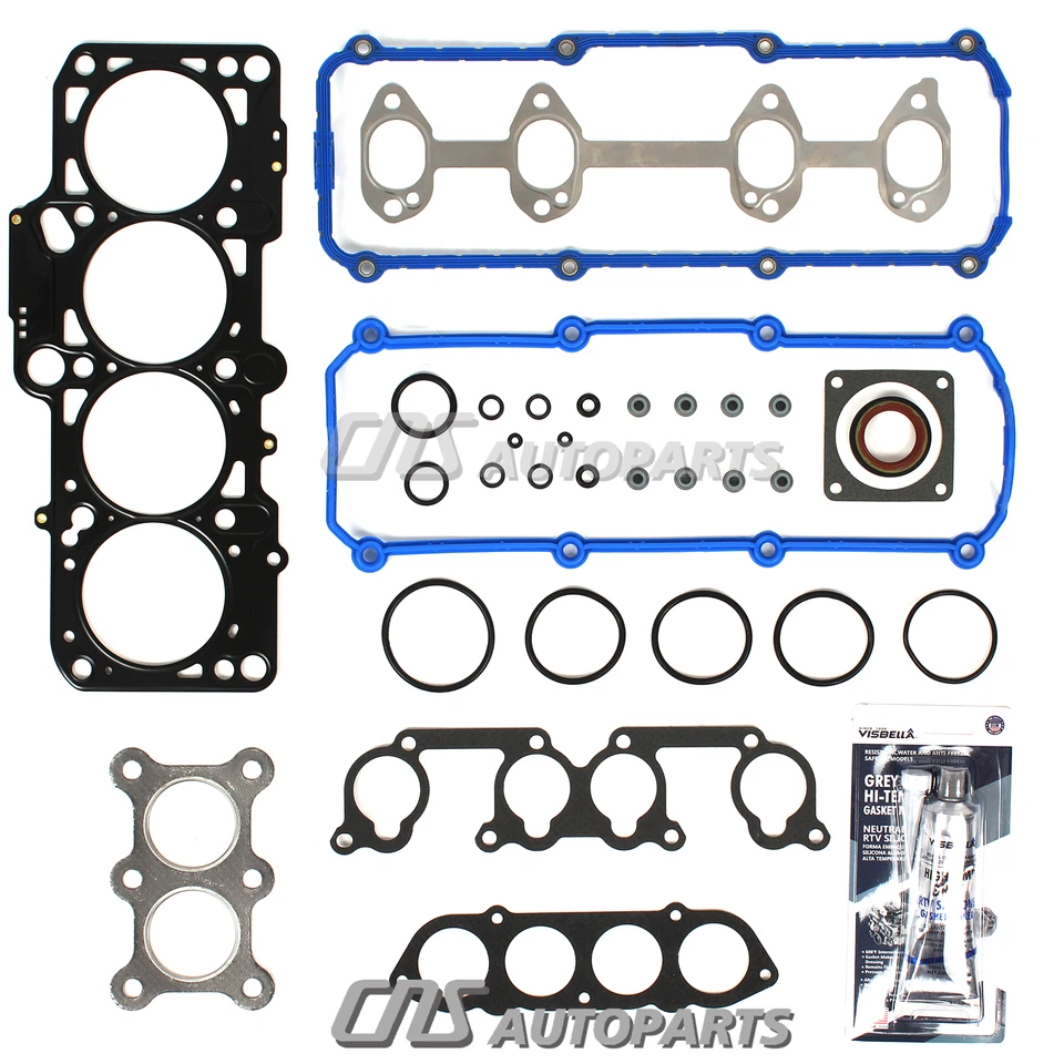 Head Gasket Set Fits 98-06 Volkswagen Bettle Golf Jetta 2.0L SOHC AEG AVH BEV Foto 2 de 2
