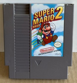 GREAT SHAPE Super Mario Bros 2 NES Nintendo Game Booklet Instruction Manual