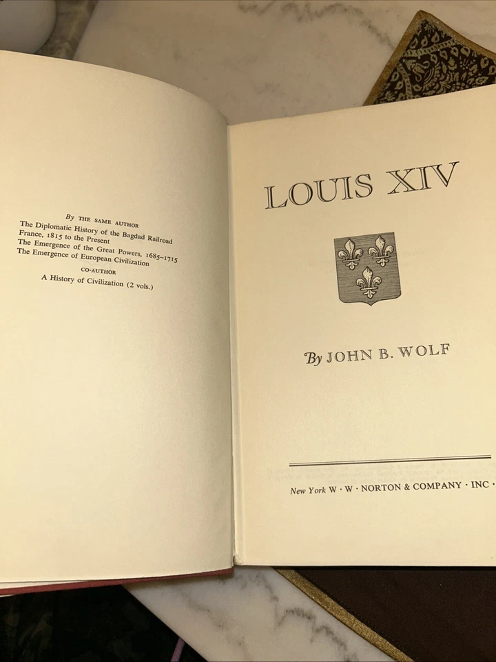 Louis XIV Fourteenth Biography 1968 John B Wolf First Edition Hardcover - Image 4 of 4
