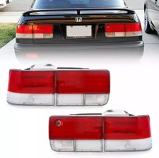 Usr 92-93 Accord Tail Lights - Jdm Style Redclear Rear Tail Lamps Set Left R