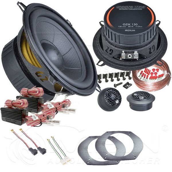 Ground Zero Lautsprecher FüR Ford Fusion 2002-2012 Front Vorn 2-Wege 140W #APM9-image