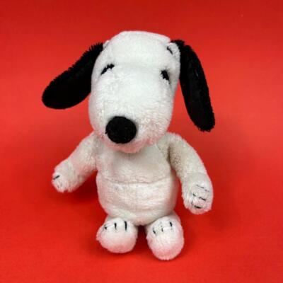 Vintage Snoopy Erdnüsse Beagle Hund kleines Plüschtier Puppe 10 Zoll 1960er