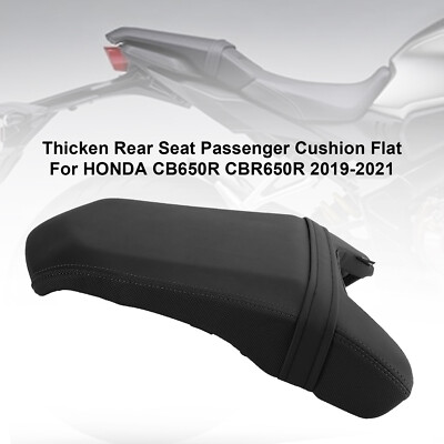 Rear Passenger Seat Pillion Saddle Flat Black A For Honda Cb650R Cbr650R 2019-23