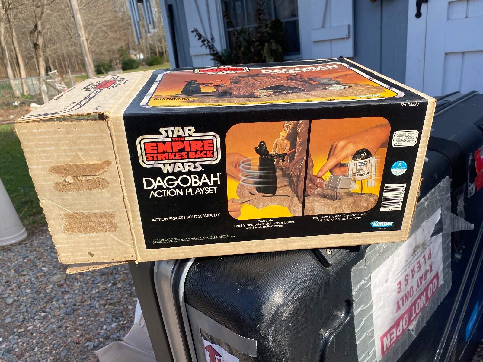 Vintage Star Wars DAGOBAH Action Playset 1981 GREAT BOX w/Foam/Insert