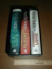 Peter Newman Trilogy Oliver North Slipcase 3 Book Set Lot Signed autographed