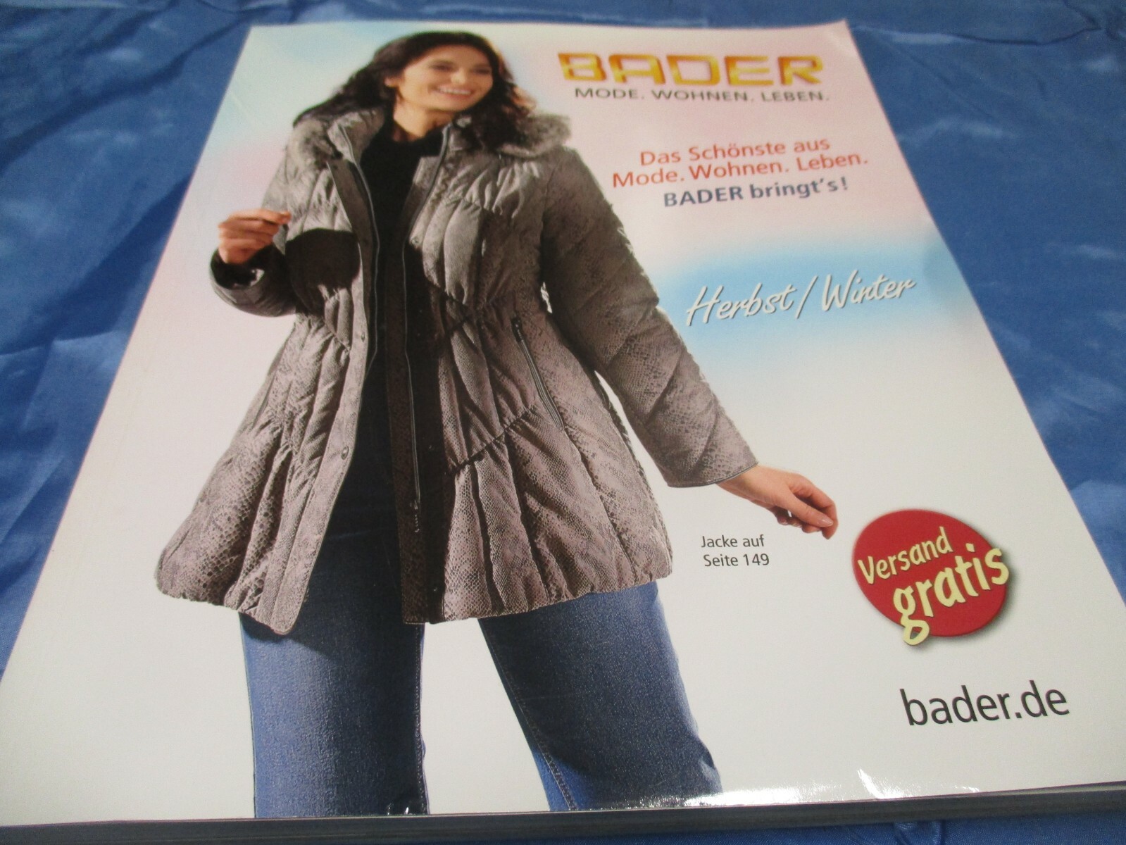 BADER Katalog 2018 , Herbst / Winter , Mode Wohnen Leben