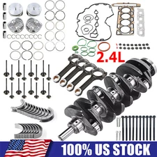 For Buick Chevrolet GMC 2.4L Engine Rebuild Piston Gasket Kit w/ Crankshaft Rods