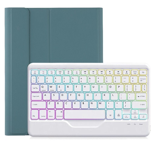 For Samsung Galaxy Tab A9 Plus 11" inch Tablet Backlit Keyboard Case With Mouse - Picture 35 of 45