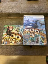Zoo Tycoon 2 plus Marine Mania Expansion Pack PC CD-ROM Game Microsoft 