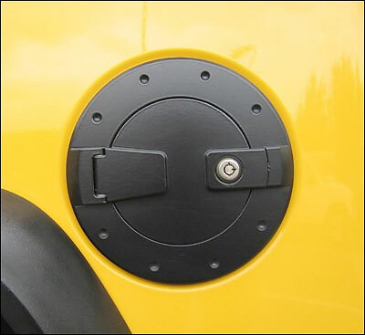 PREDATOR MOTORSPORTS Hummer H2 BLACK LOCKING FUEL DOOR - BILLET ALUMINUM - Picture 1 of 1