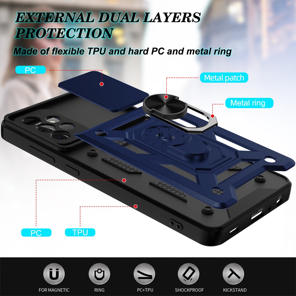 Coque De Protection Souple Silicone Noir Lot De 2 Verre Trempé Pour