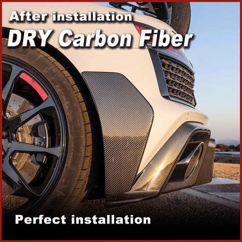 DRY Carbon Hinten Flossen Flaps Splitters Side Canards für Audi R8 V10 2019-2023 - Bild 4 von 13