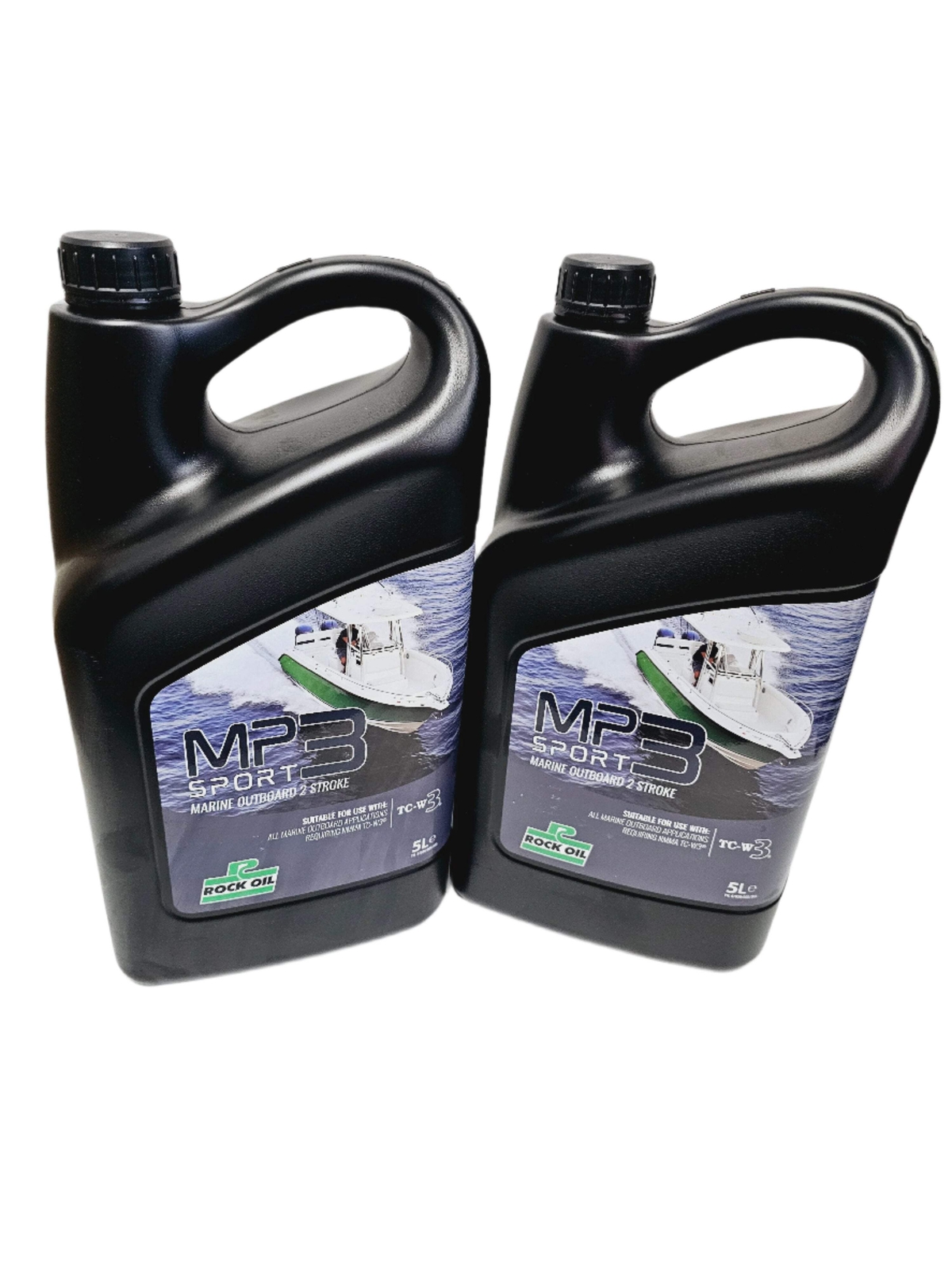 Rock Oil MP3 Sport 2 stroke Marine Outboard Engine Oil TC-W3 2 X 5L