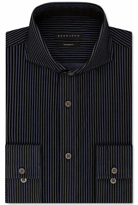 sean john dress shirts Sean John Men's Tailored Fit White Cotton Dress Shirt 200 Brands