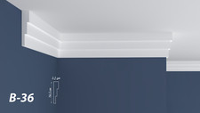 Coving Cornice Moulding Xps For Wall & Ceiling Decoration - Not Plaster B36