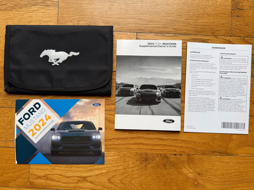 2024 Ford Mustang Supplemental Owners Manual Guide Set OEM FREE US SHIPPING