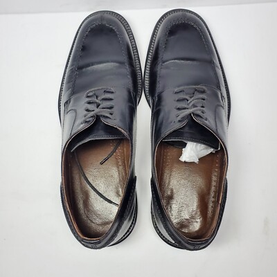 Brass Boot Split Toe Oxfords Shoes Black Leather Men