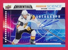 2019-20 UD Credentials Cody Glass Rookie Science Autographs #RS10 Vegas