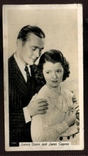 John Sinclair, FILM STARS,Series of Real Photos,1937,James Dunn,Janet Gaynor,#31