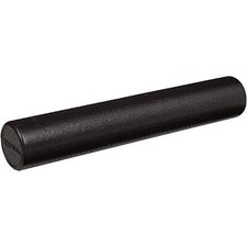 36" Soft-Density Round Foam Roller for Balance Strengthening Flexibility, Black