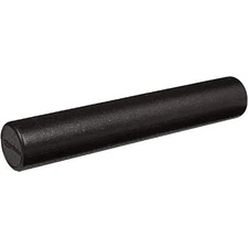 36" Soft-Density Round Foam Roller for Balance Strengthening Flexibility, Black