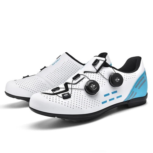 Road Mountain Cycling No Cleat Shoes Flat Pedal Bicycle Speed Racing Footwear - Picture 6 of 34