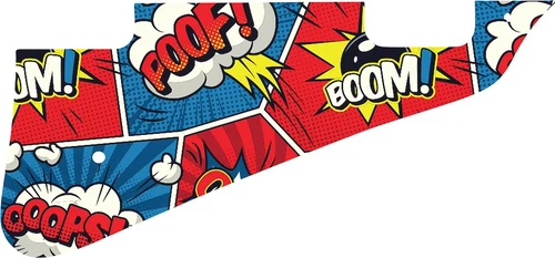 WD Custom Pickguard For Gibson Les Paul Deluxe #GCM01 Comic Book Graphic