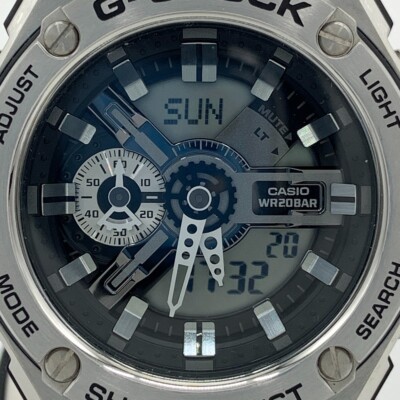 CASIO G-Shock G-Steel Quartz GST-410-1AJF black Silver