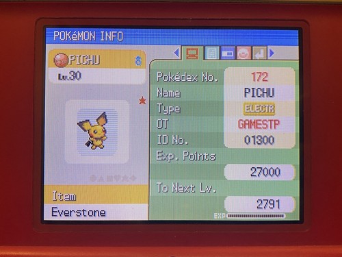 Pokemon Shiny Pikachu Colored Pichu Spiky Eared Pichu Event Distribution Service - Picture 11 of 24
