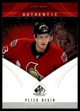 2009-10 SP Game Used Peter Regin Rookie /699 Ottawa Senators #124