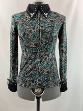XSmall Western Show Pleasure Rail Shirt Jacket Clothes Showmanship Horsemanship