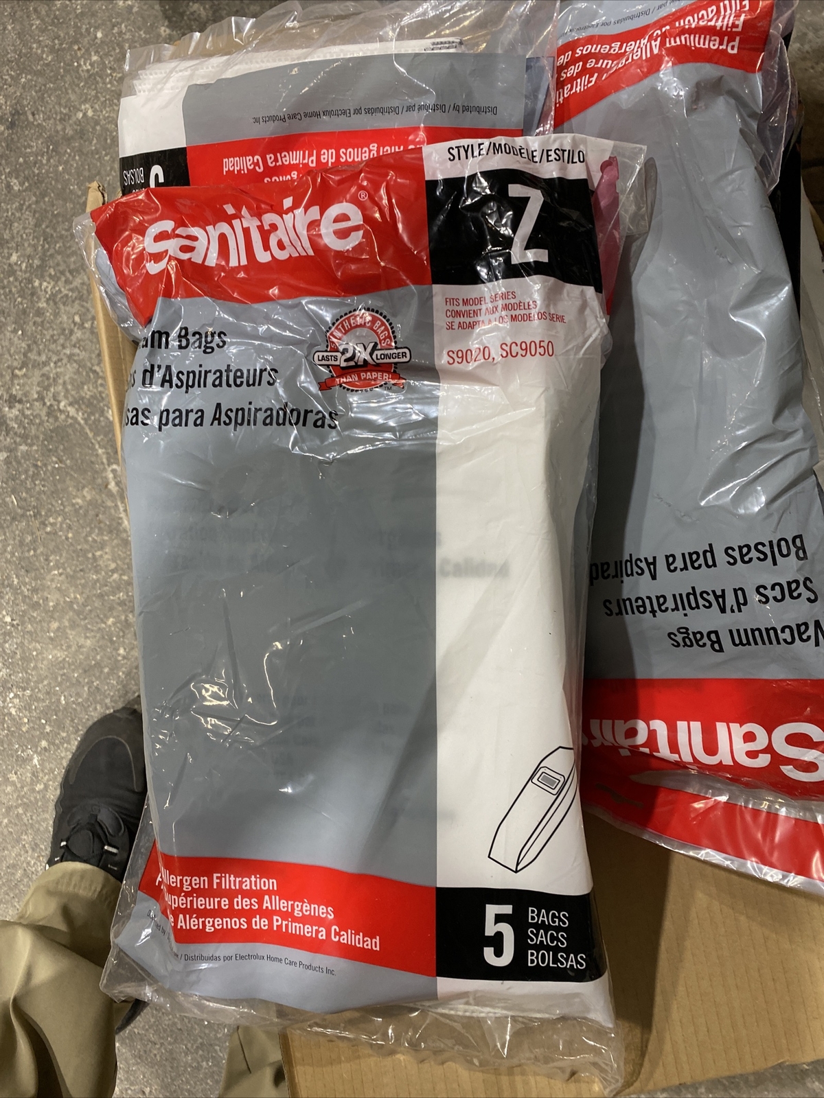 Sanitaire By Electrolux Style Z 63881A Vacuum Bags Pack Of 5 Fits