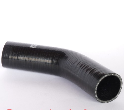 45 Grad, Silikonbogen ID 16mm Silikonschlauch Bogen Silikon Schlauch SCHWARZ - Bild 1 von 6