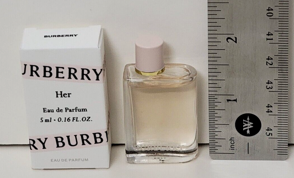 BURBERRY HER EAU DE PARFUM 0.16 fl oz / 5 ml MINIATURE SPLASH FOR WOMEN