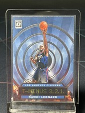2019-20 Donruss Optic T-Minus 3, 2, 1, #5 Kawhi Leonard NBA Basketball Card Los