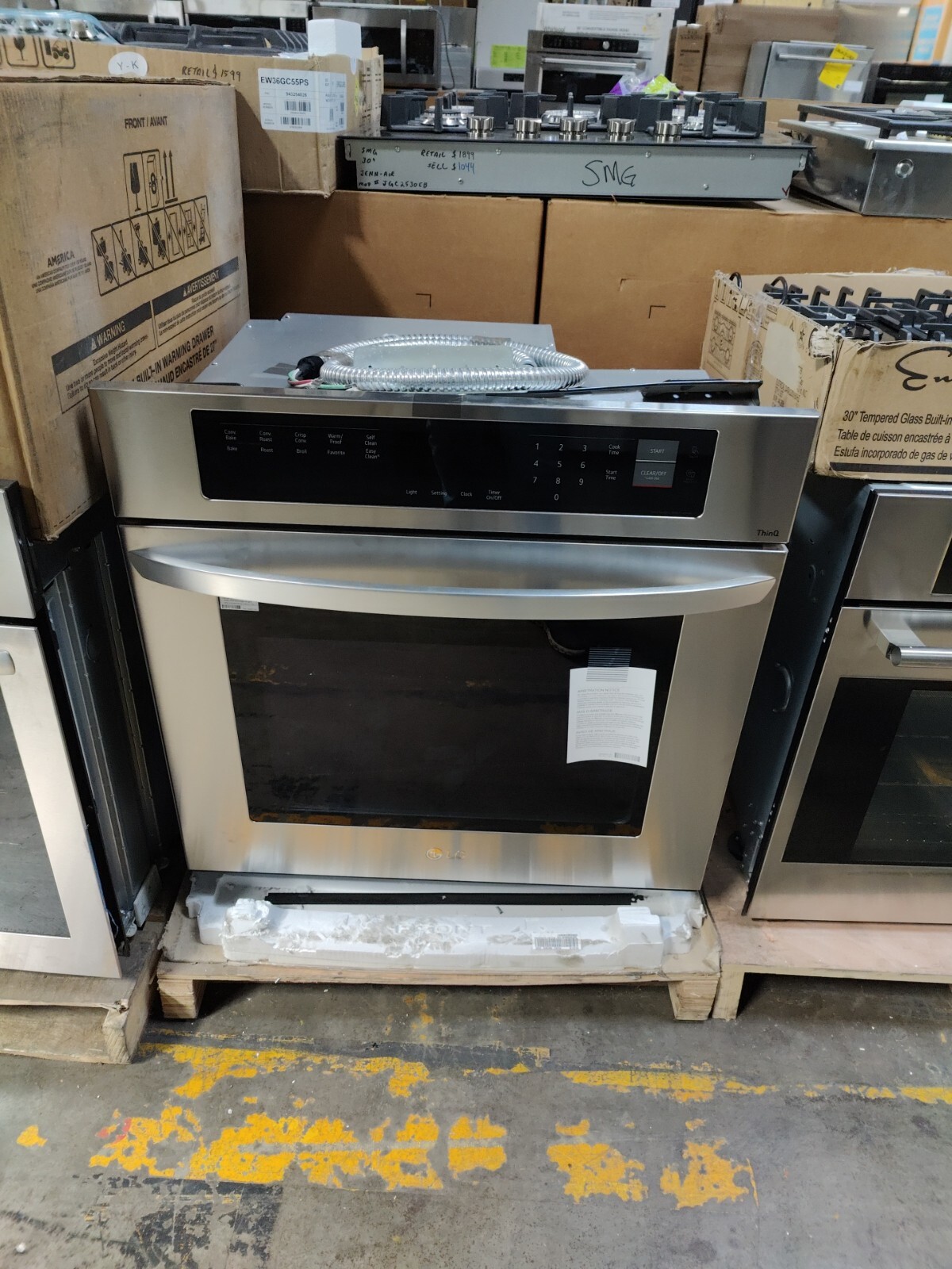 LG (LWS3063ST) 30 Inch Single Electric Wall Oven With, 59 OFF