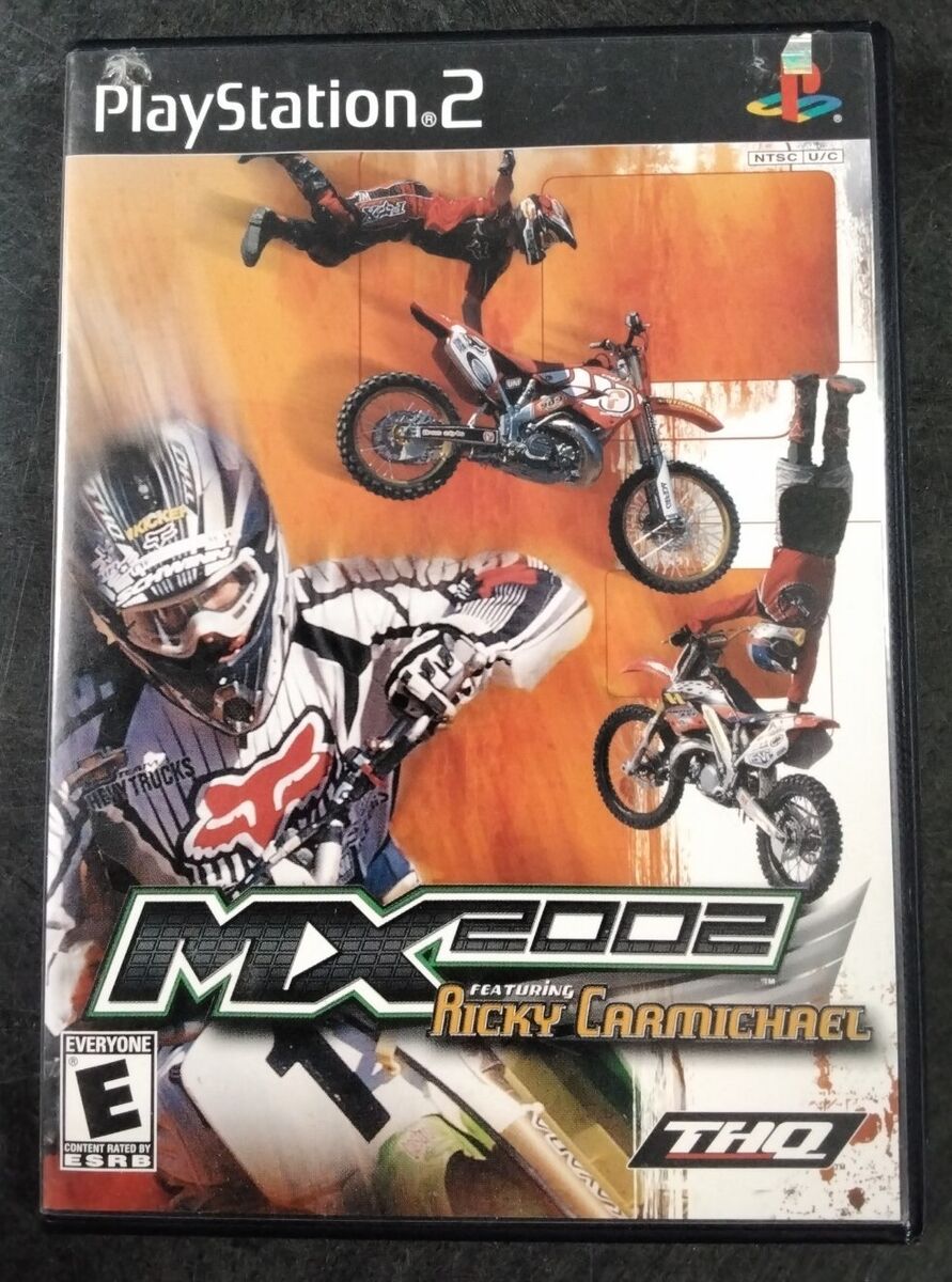 Motocross Game Lot Playstation 2 PS2 MX Unleashed MX Ricky Carmichael  Tested