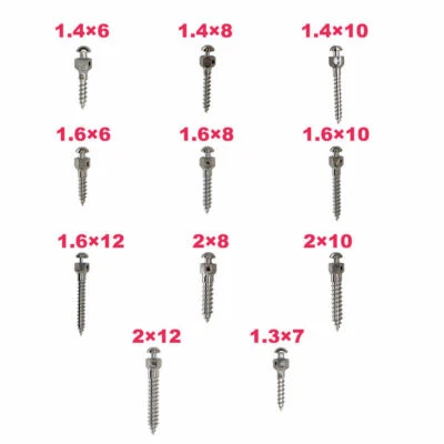 10 PCS Orthodontic Micro Mini Implants Screw Self-drilling Thread Screwdriver - Photo 1/2