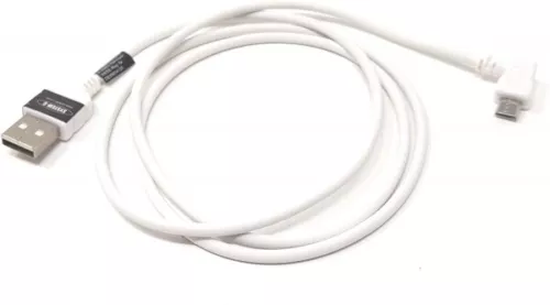 System-S Micro USB 2.0 Kabel 200 cm Links Gewinkelt
