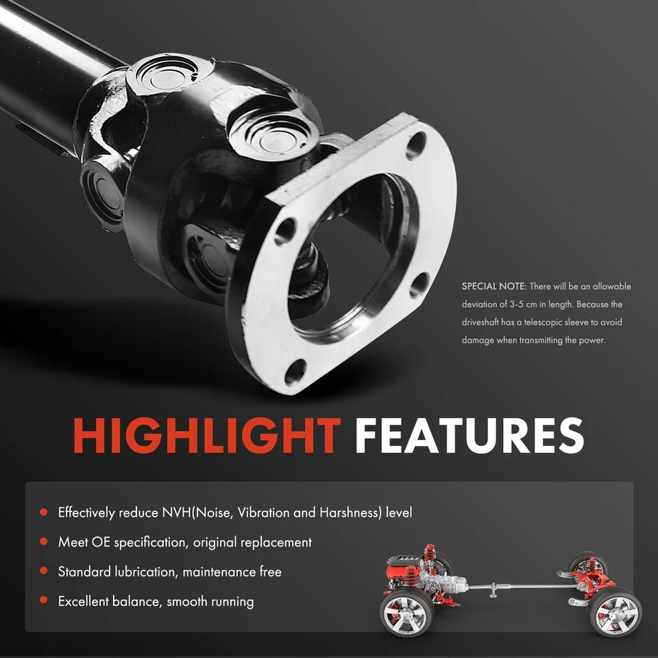 Conjunto de eje de transmisión delantero para Chevrolet Astro GMC Safari 1999-2005 Foto 4 de 4