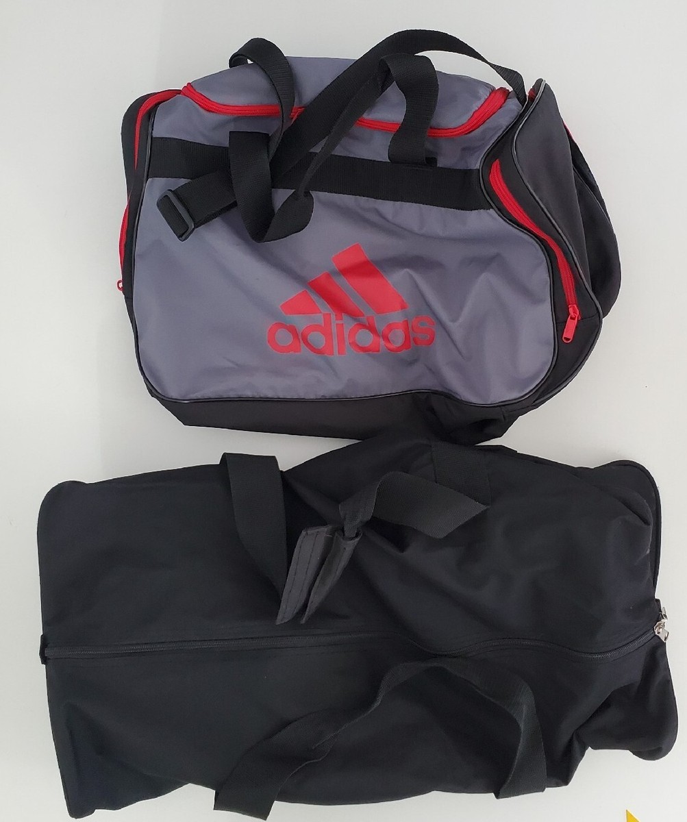2 Gym Duffle Bags - one is Adidas red & Unbranded Black Travel Camping School | eBay 2 Gym Duffle Bags - one is Adidas red & Unbranded Black Travel Camping School | eBay