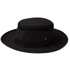 Tilley LTM3 Airflo Snap-Up Hat, Black, 7 3/4