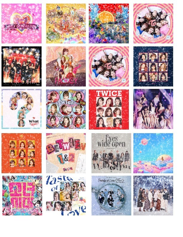 NEW Twice Discography Album Cover Stickers (Plus free